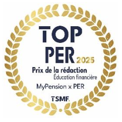 My PENSION xPER son prix de la rédaction TOP PER 2025 d’or dans la catégorie Education Financière