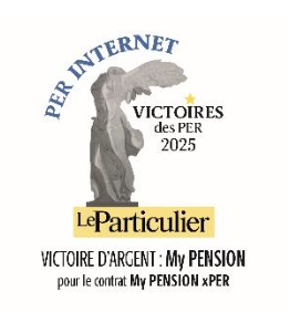 My PENSION xPER a été désigné victoire d’argent dans la catégorie PER Internet par le magazine Le Particulier.