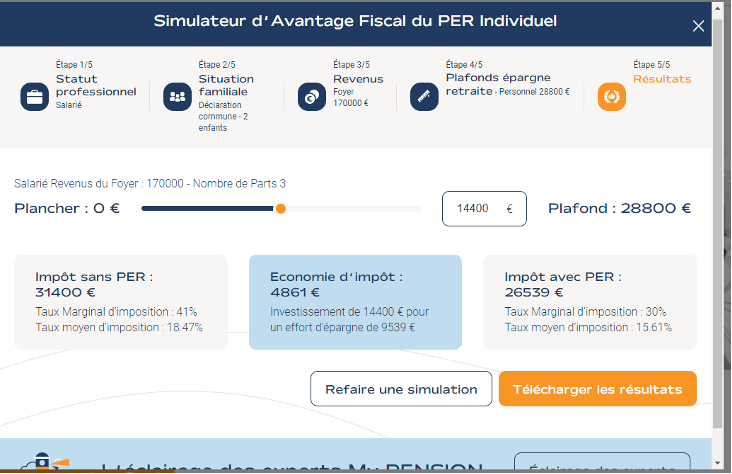 simulateur My PENSION